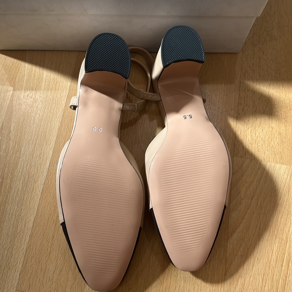 Designer Inspired Two Tone Slingbacks - image 3